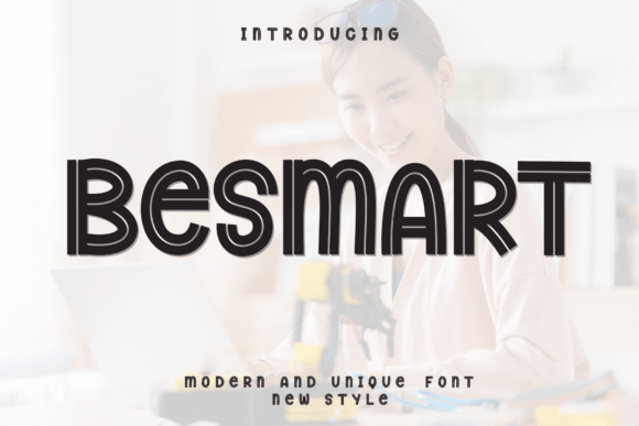 Besmart: The Display Typeface That Glows With Retro-Future Edge