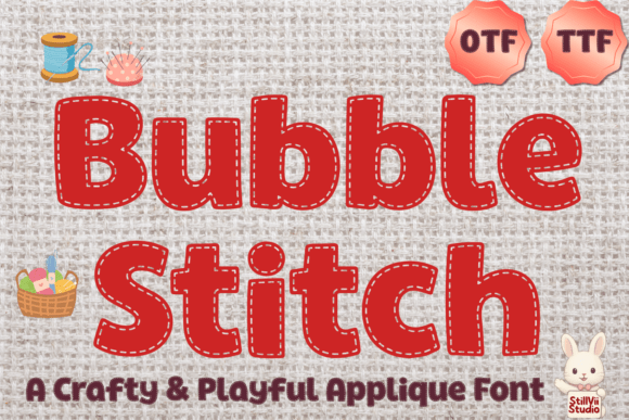 Bubble Stitch: A Typeface with Handmade Heart