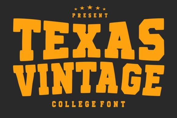 Capturing the Spirit of the Game: The Texas Vintage Typeface