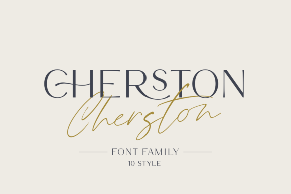 Cherston: The Duo Font Bringing Sophisticated Flair to Modern Design