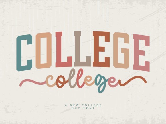 College Duo: Where Athletic Spirit Meets Timeless Design
