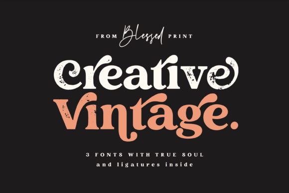 Creative Vintage: A Font Pairing That Brings Bold Character to Any Design