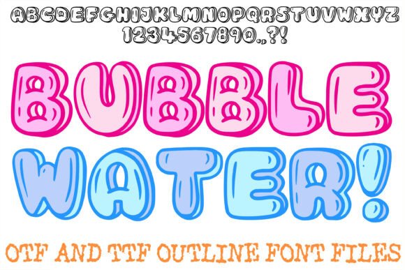 Dive Into Clarity: Unlocking the Power of Bubble Water Typography