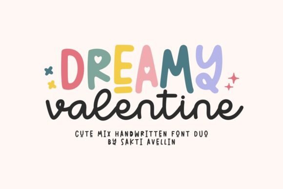Dreamy Valentine Duo: A Font Pairing for Heartfelt Design