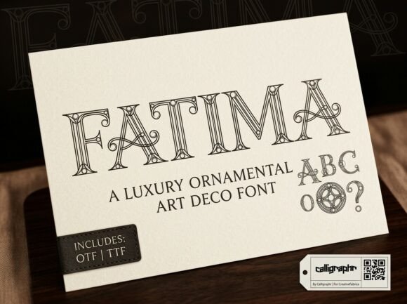 Fatima: A Typeface That Whispers of Jazz and Champagne