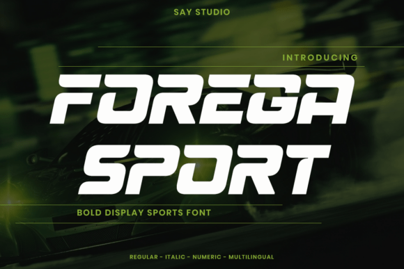 Forega Sport: Capture Speed and Power in Your Branding