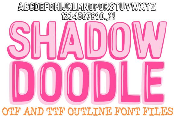 Give Your Projects a Playful 3D Pop with Shadow Doodle Font
