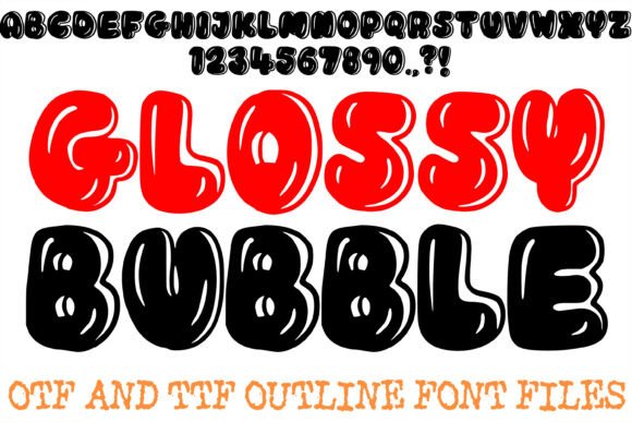 Glossy Bubble: The High-Impact Typeface for Playful Branding
