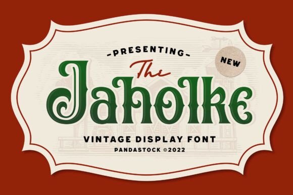Jaholke: A Vintage Typeface for Modern Branding