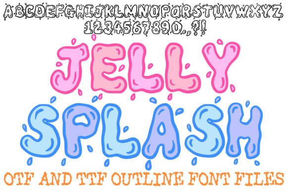 Jelly Splash: Capturing Squishy Fun in Your Typography