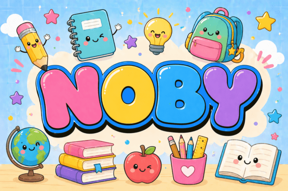 Noby: A Font That Captures Joyful, Kid-Friendly Design