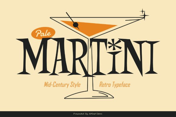 Pale Martini: A Retro Font for Modern Branding