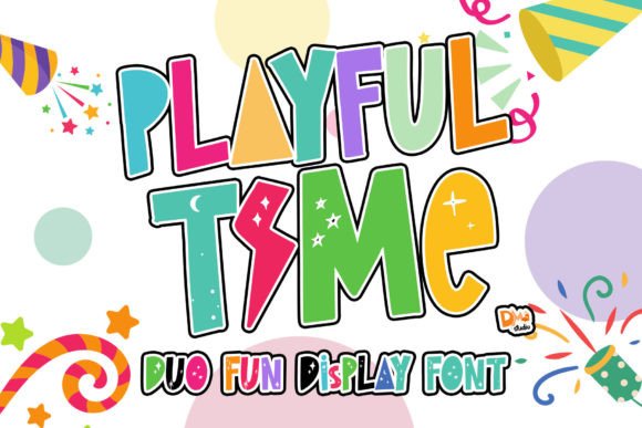 Playful Time: A Font That Brings Character to Your Creative Projects