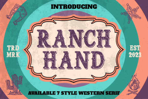 Ranch Hand: The Western Font That Brings Vintage Charm to Modern Designs