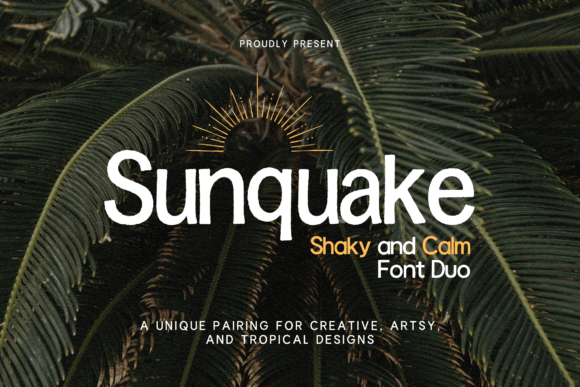 Sunquake Font Duo: Balancing Artistic Flair and Professional Polish